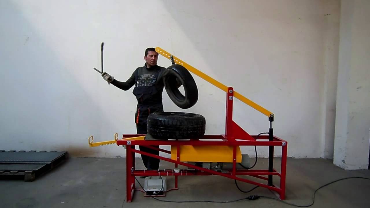 Machine à Détripler les pneus d'occasion