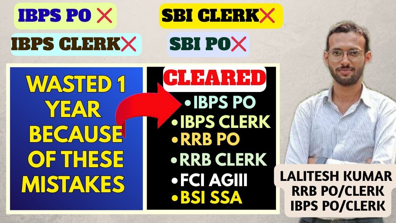 Every Bank Aspirant Should Avoid These 5 Mistakes in Bank Exam 2026✅