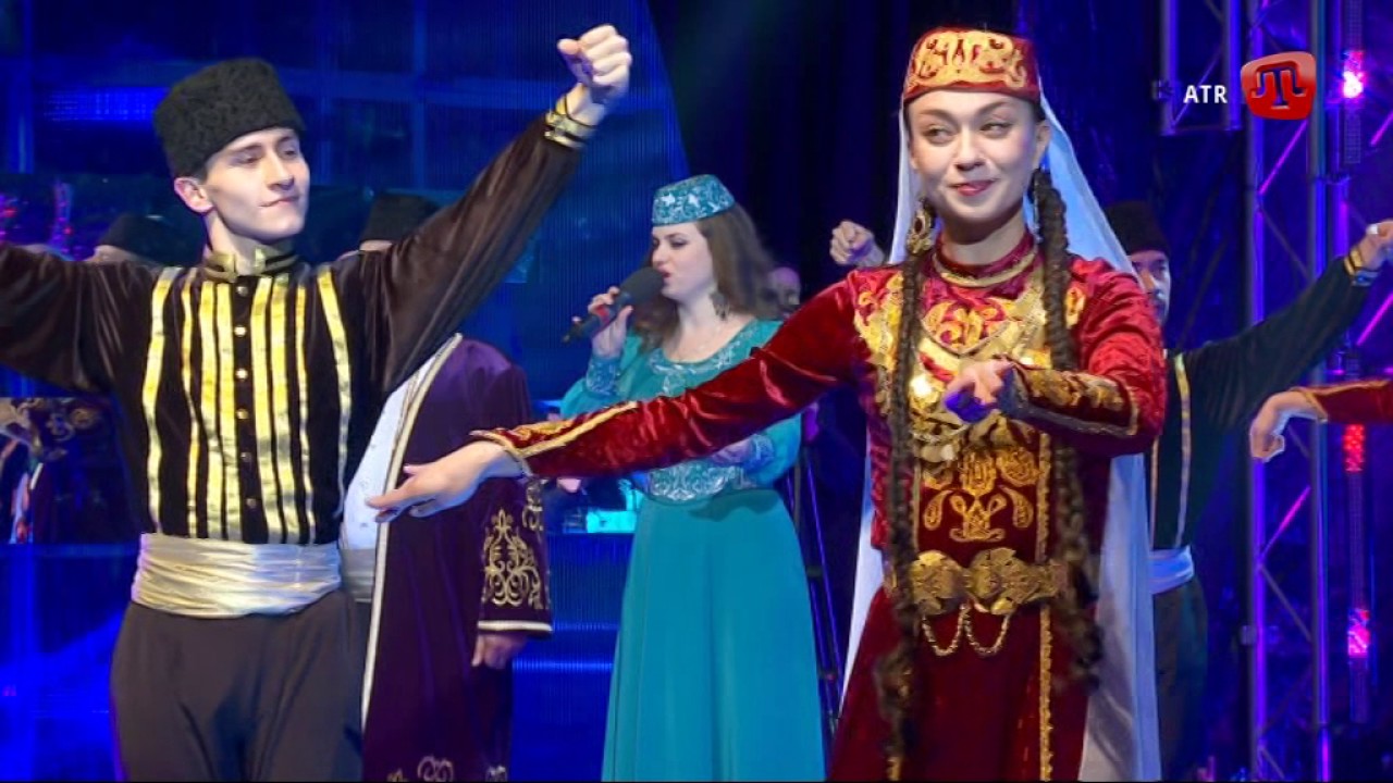 АНСАМБЛЬ КЪЫРЫМ / ПЕНДЖЕРЕСИ ЕШИЛЬ БОЯ / Crimean Tatar TV Show