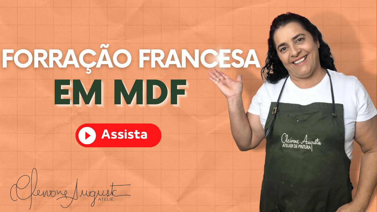 Passo a passo de como fazer forração francesa em MDF