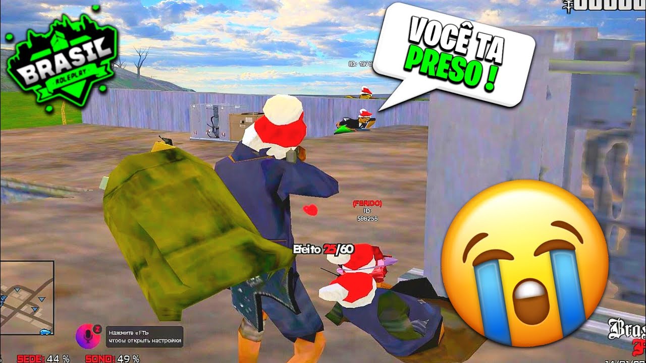 DEU RUIM PRA MIM 😢 BRASIL ROLEPLAY - GTA SAMP ANDROID/PC