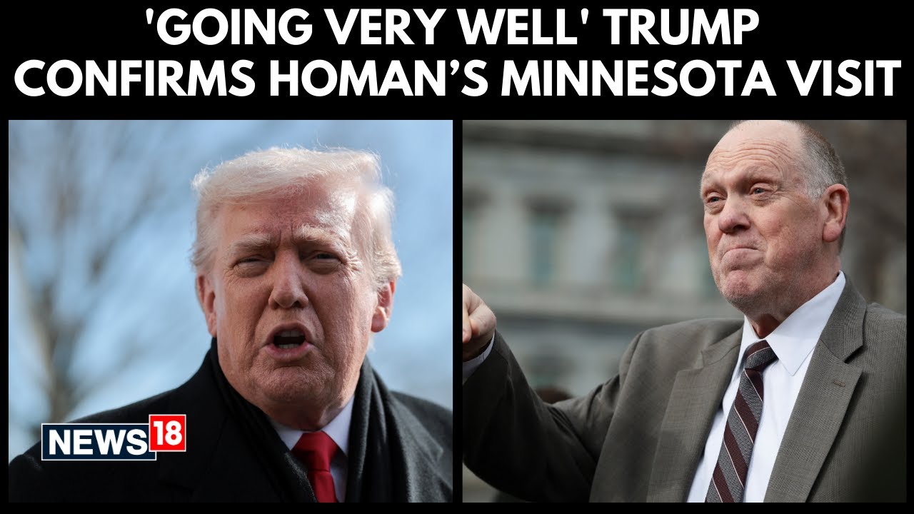 “It’s Going Very Well” Trump Sends Homan To Meet State Leaders | ICE News | U.S News | N18G