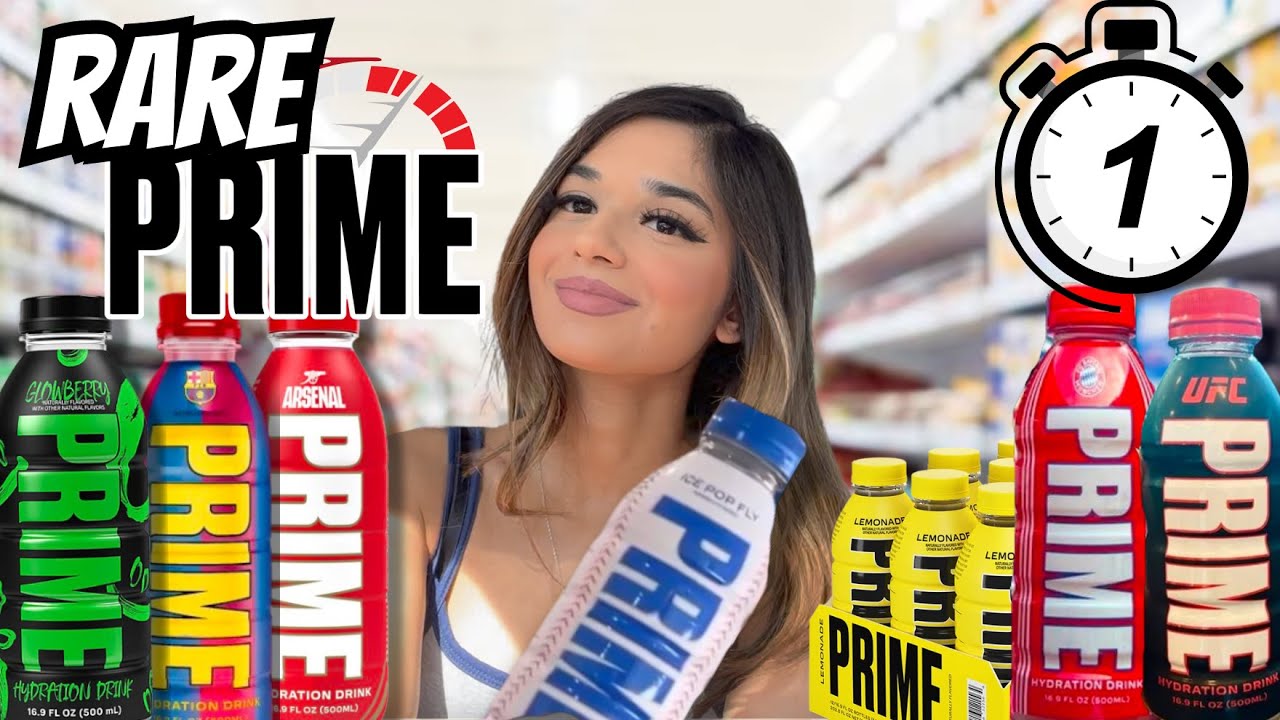 FINDING AS MANY RARE BOTTLES OF PRIME HYDRATION IN 1 HOUR - *AMERICAN CANDY SHOP EDITION*