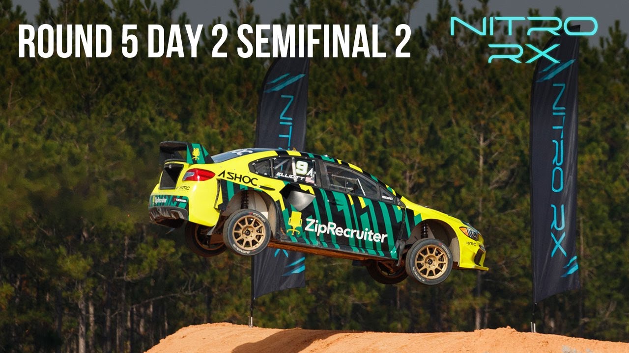 2021 Nitro Rallycross Round 3 Day 2 SemiFinal 2 | FULL RACE