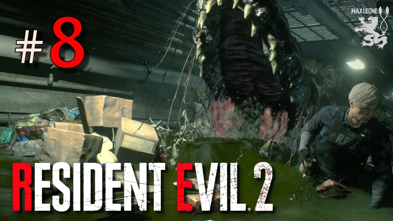 В КАНАЛИЗАЦИИ RACCOON CITY ► RESIDENT EVIL 2 REMAKE ► #8