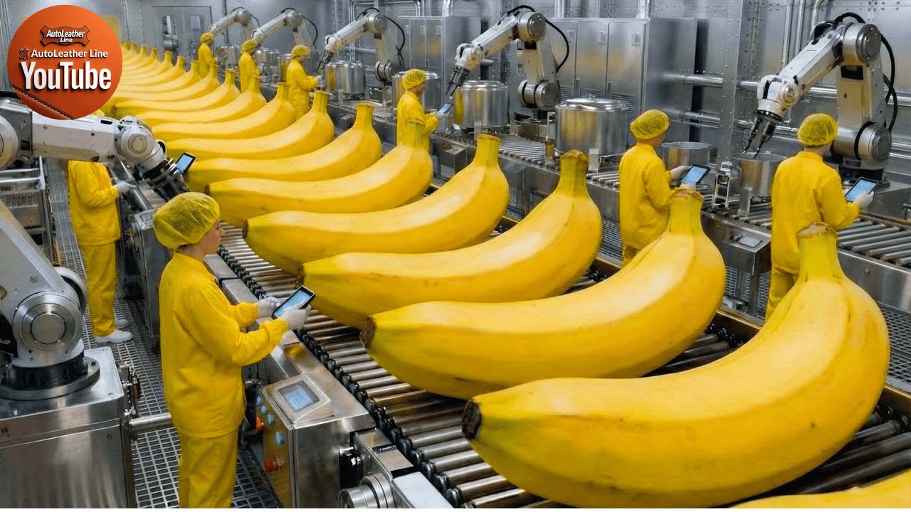 Inside the Banana Cake Factory &mdash; From Fresh Bananas to Golden Baked Cake | Full Process