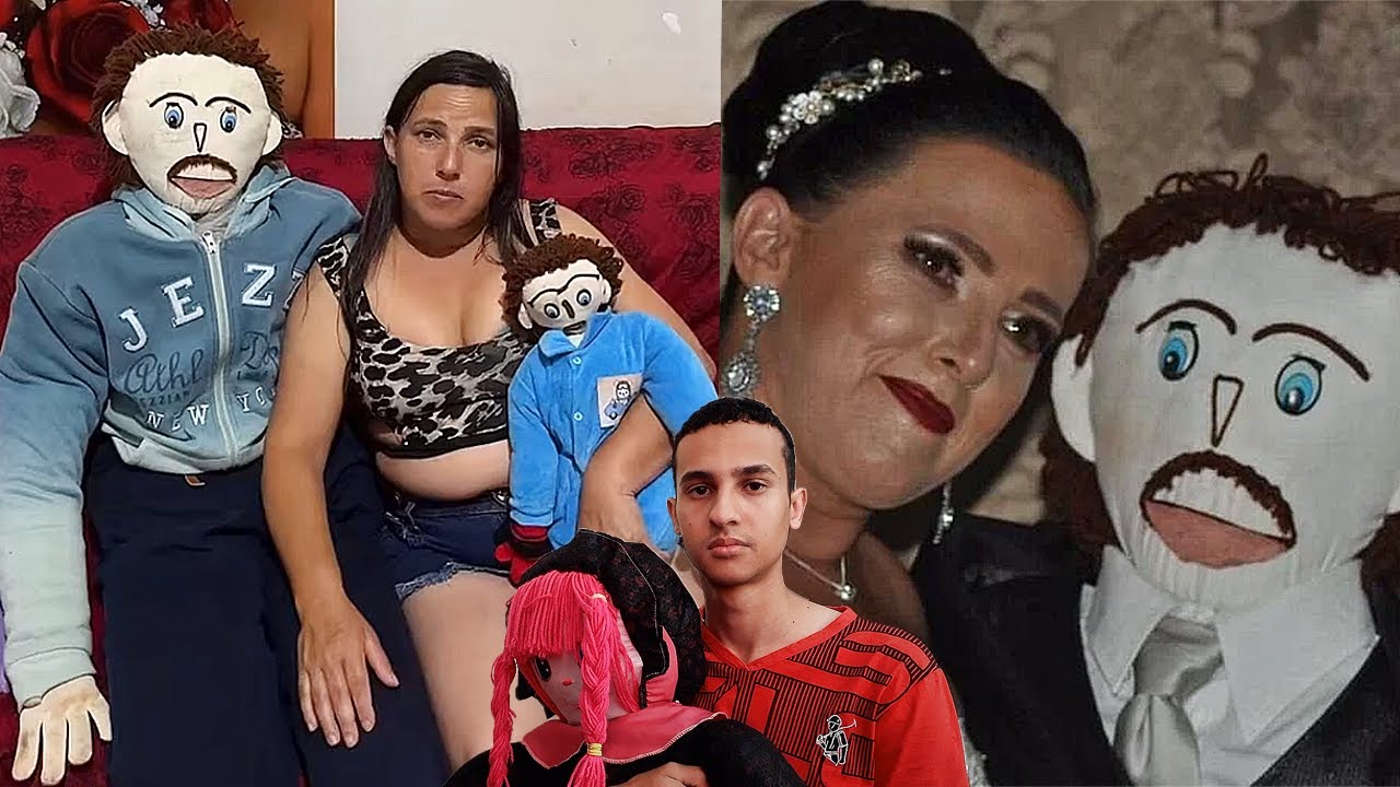 Ela casou com um boneco de pano e isso não é meme