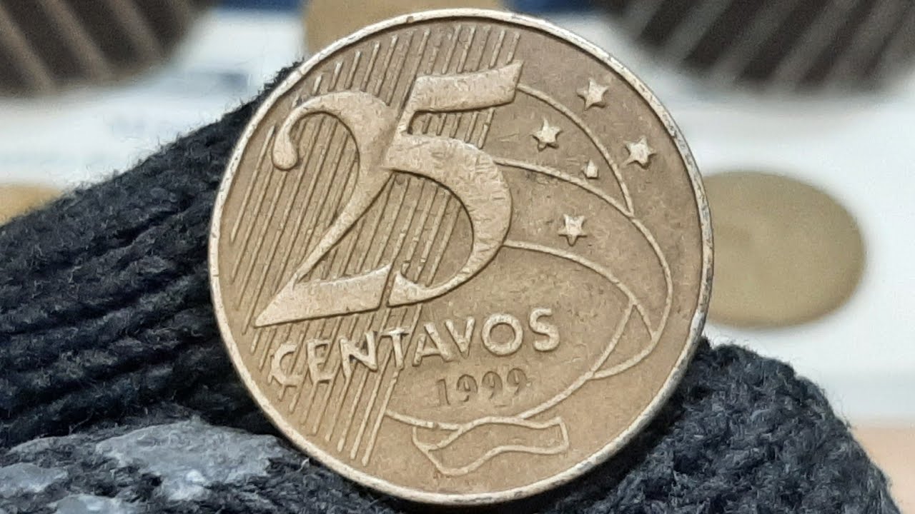 SORTUDO OLHA O SUPER VALOR DA SUA MOEDA DE 25 CENTAVOS ANO 1999 😱 $ 30 A 100 REAIS 💰 JESUS É DEUS 🇧🇷