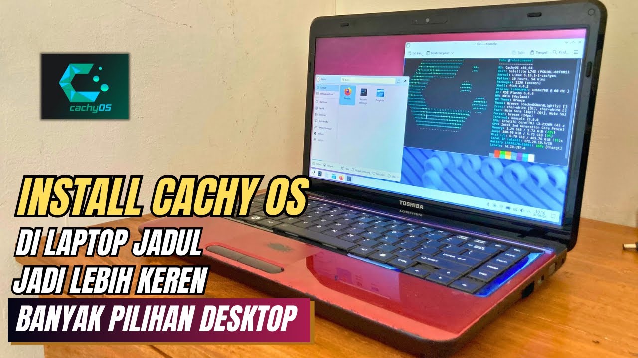 MANTAP! install Linux Cachy OS di Laptop Jadul Jadi lebih Keren - Tutorial install Lengkap Terbaru