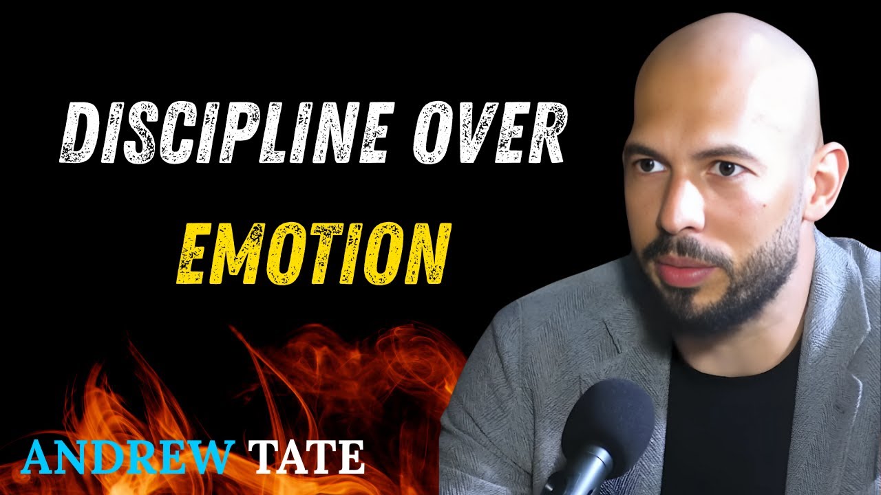 DISCIPLINE OVER EMOTION  | Andrew Tate | powerful motivon