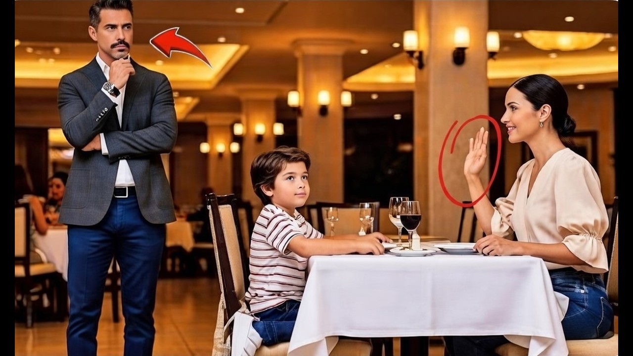 “A Lonely Millionaire Can’t Get a Table on His Birthday — Until a Single Mother Waves Him Over ”