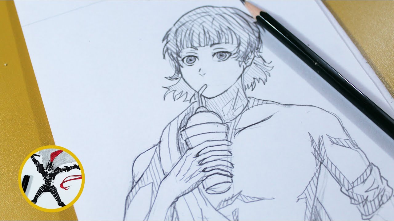 How to Draw Bachira from Blue Lock Step by Step – Easy Sketch Tutorial for Beginners