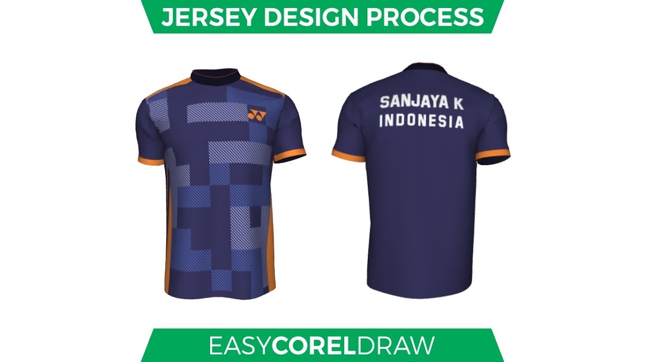 How to Create Badminton Jersey Designs - CorelDraw 2018