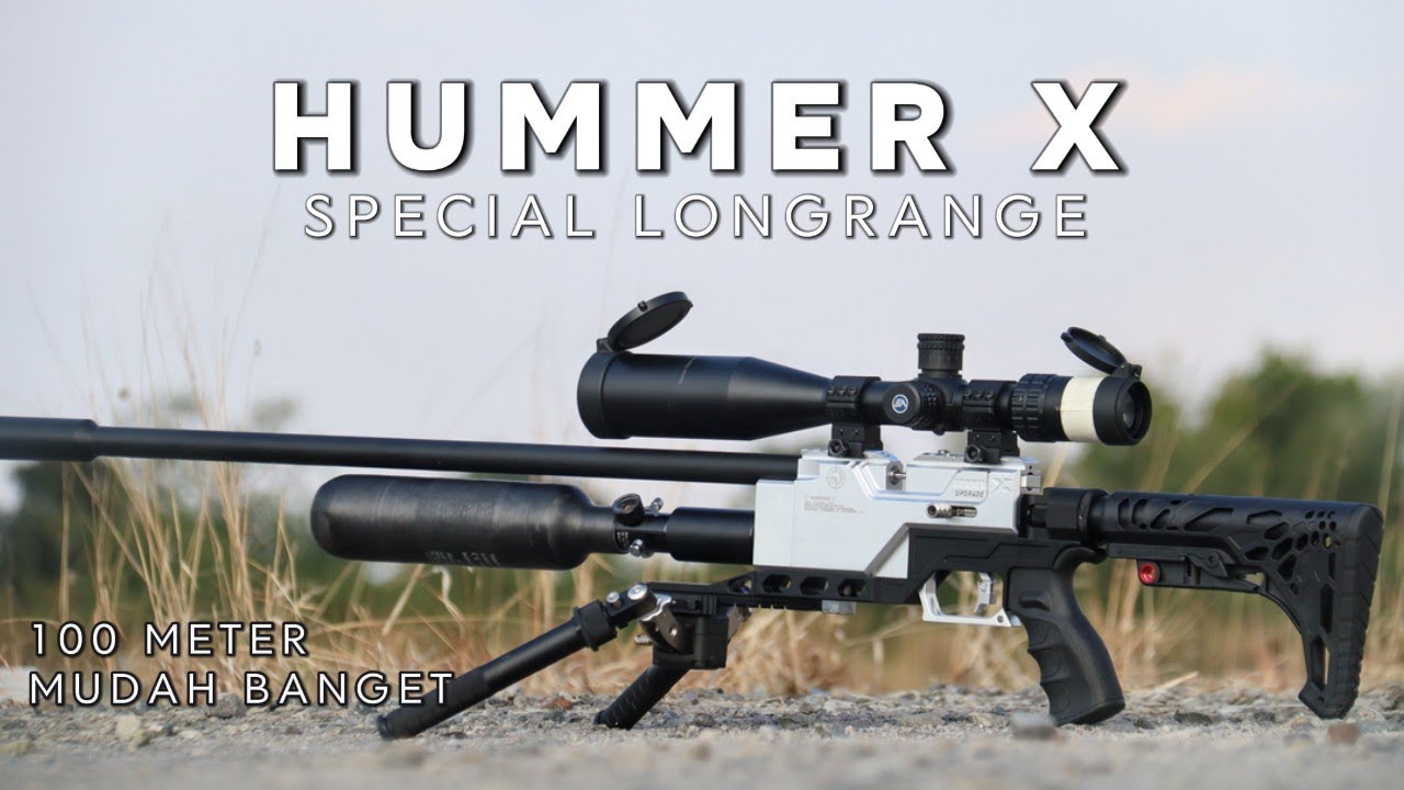 HUMMER X TACTICAL with ALPHA BARREL RUSIA 69cm | MAE SLUG 15.6 gr POWER SADIS