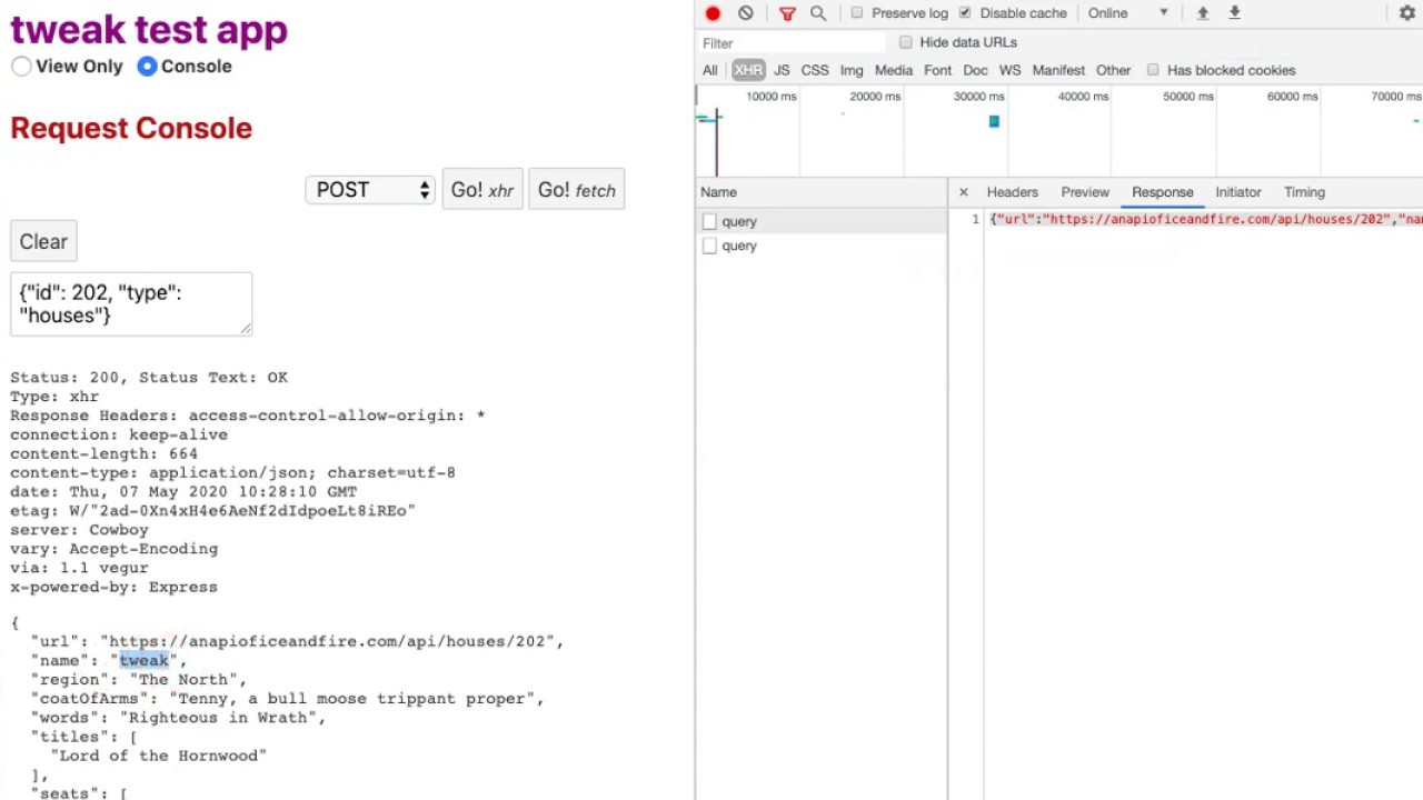 (Old) How to intercept a POST request specifying the body with tweak