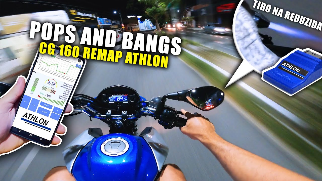 COMO FAZER POPS AND BANGS NA CG 160 - MODULO ATHLON