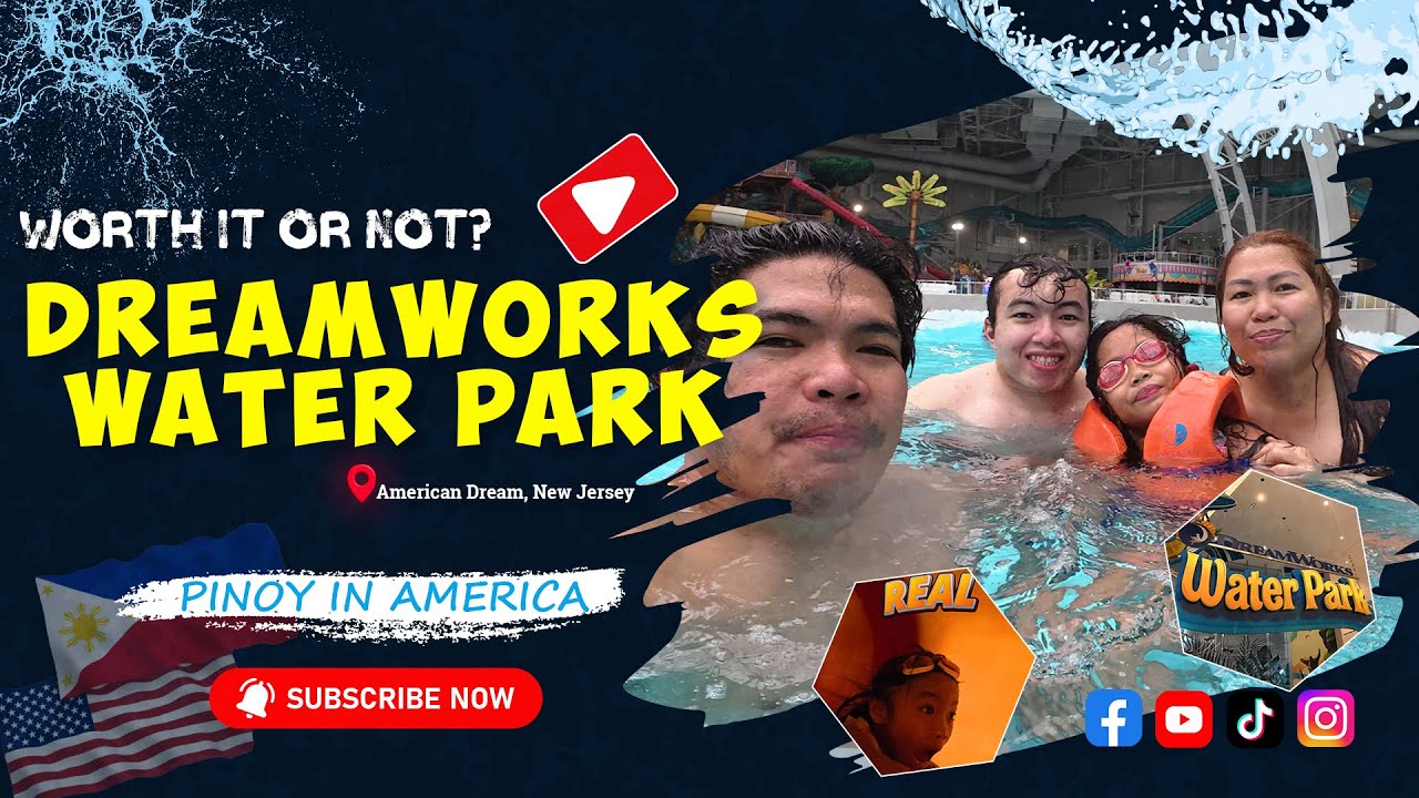 DreamWorks Water Park Experience | First Time 😱💦 