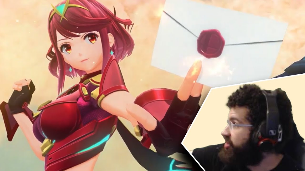 NEW WAIFU?? PYRA/MYTHRA IN SMASH REACTION!