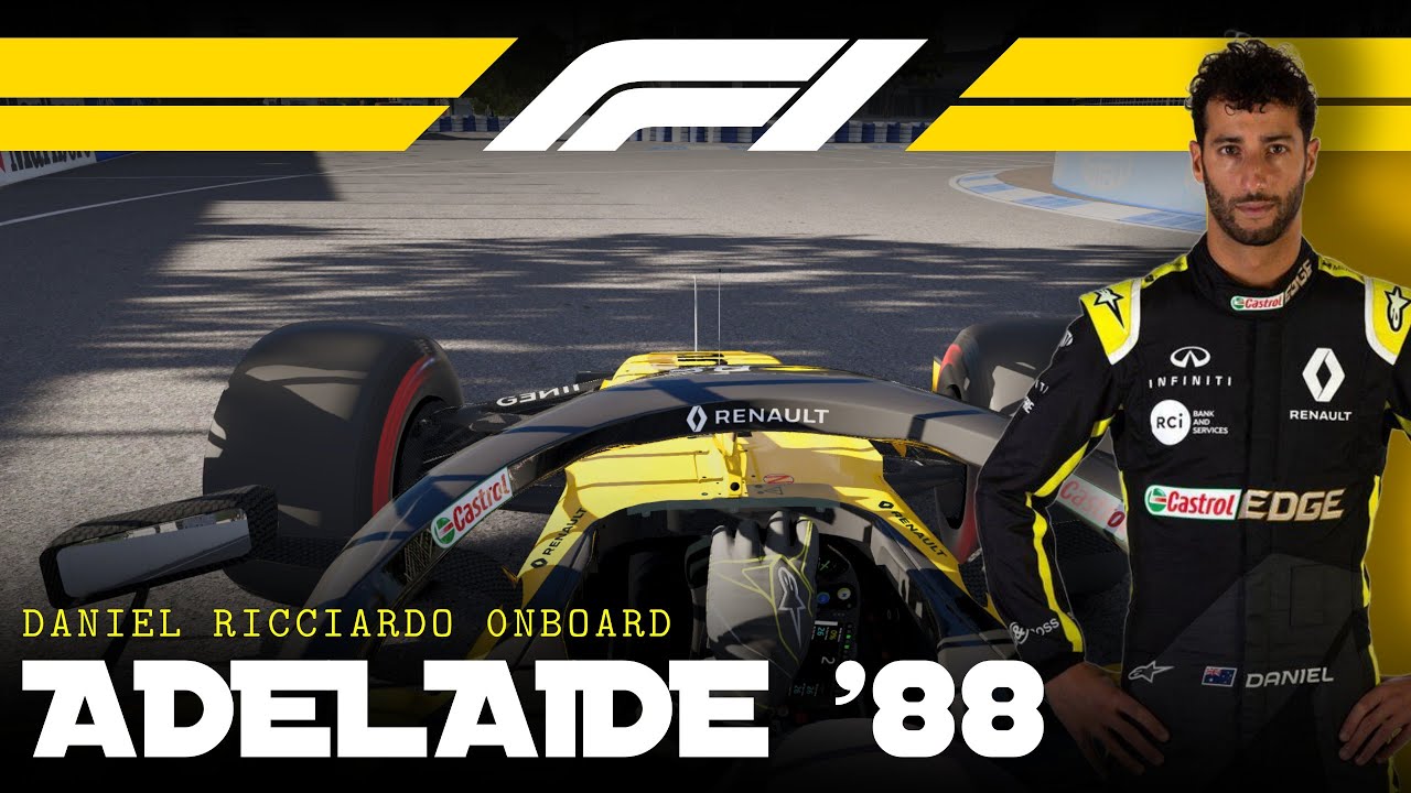 Assetto Corsa | F1 2019 | Daniel Ricciardo | Adelaide '88 | 1:07.585