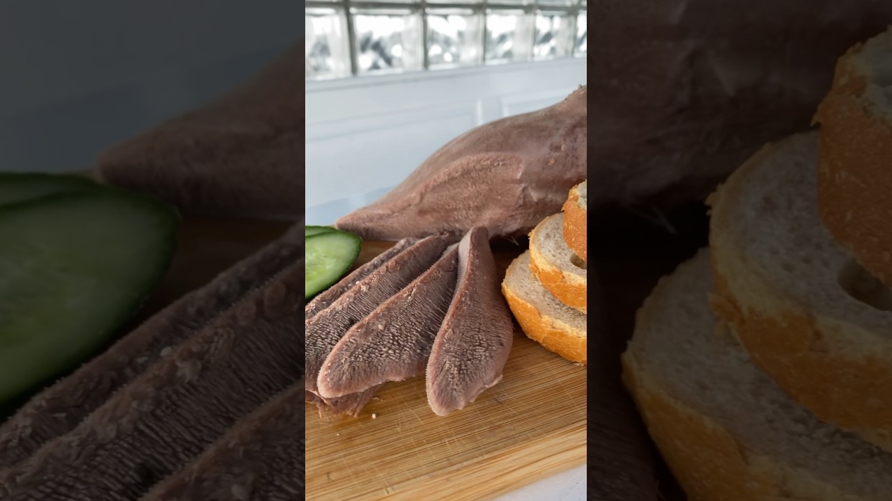 Easy recipe beef tongue / idea for breakfast and lunch / Recipe in description