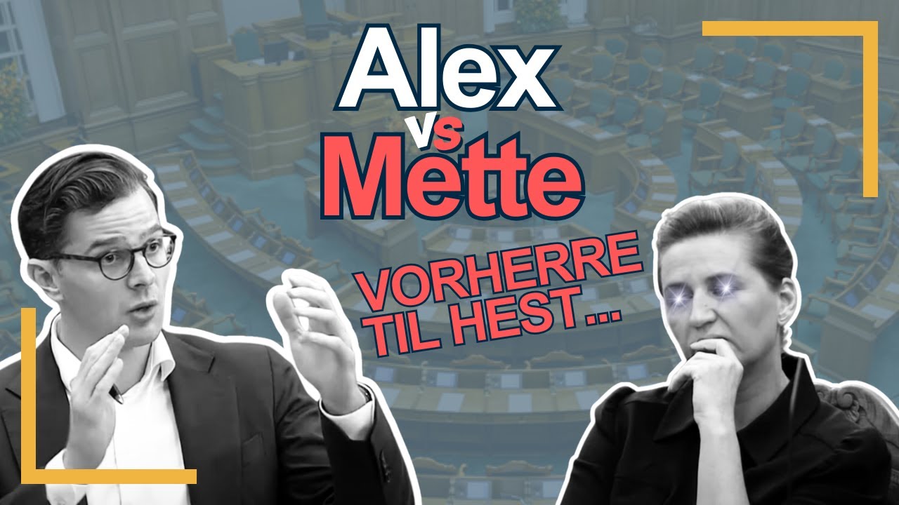 Alex gør Mette rasende │ Folketinget │ Alex Vanopslagh