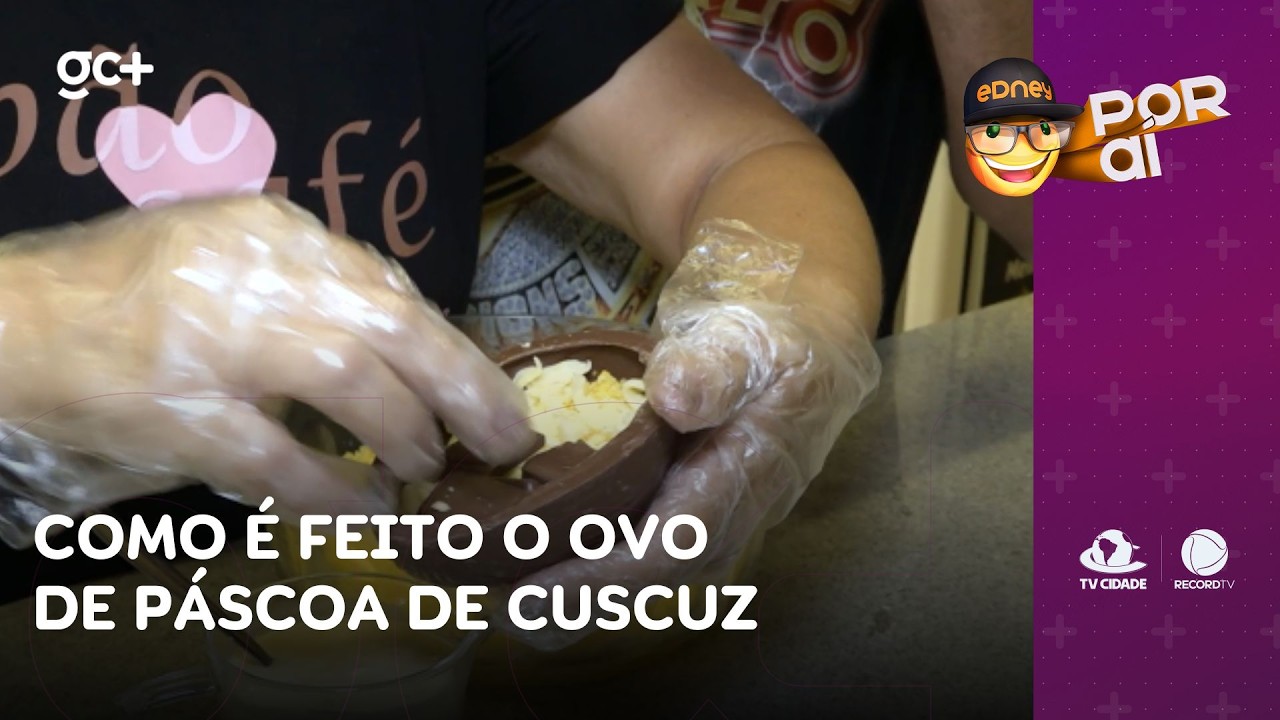 Edney foi ver como é feito o ovo de páscoa de cuscuz, aposta para esse ano | Balanço Geral CE Manhã