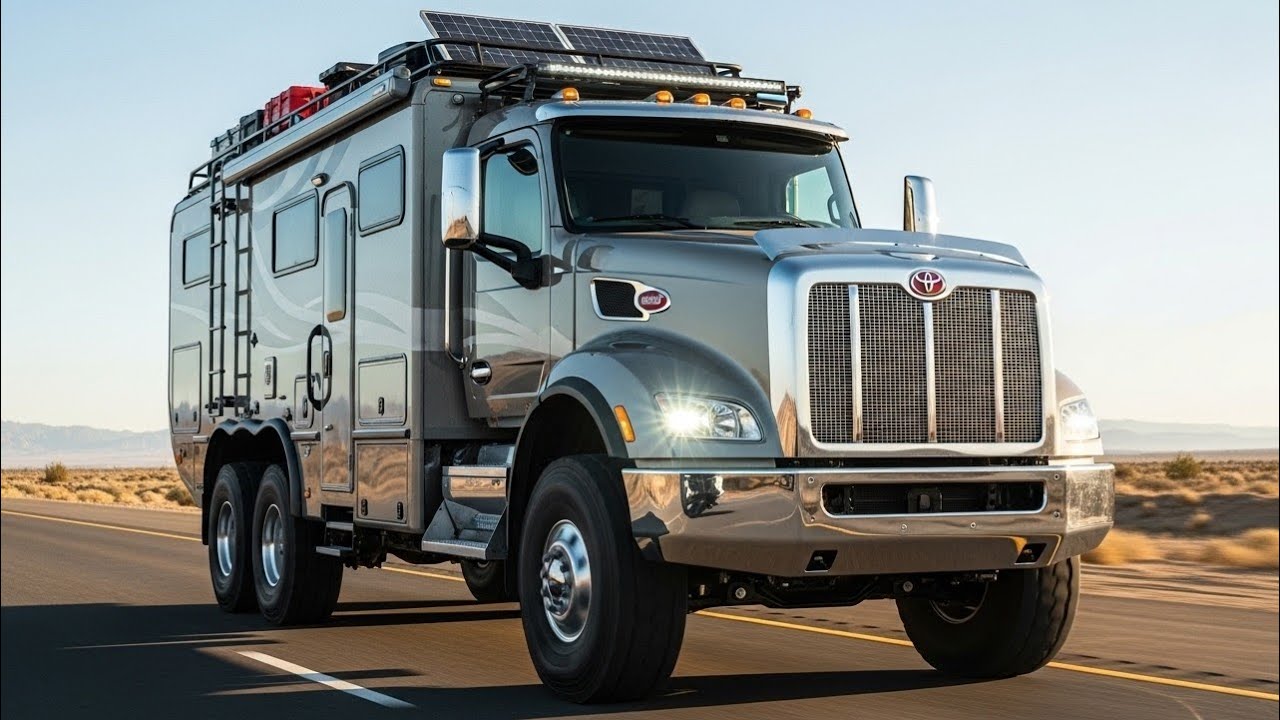Роскошный автодом Toyota Peterbilt 567 6×6 2027 года выпуска за 750 000 долларов — идеальный внед...