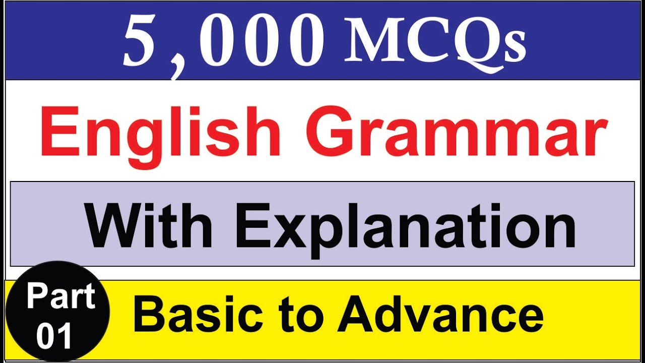 English Grammar 5,000 MCQs for All Competitive Exams 2024