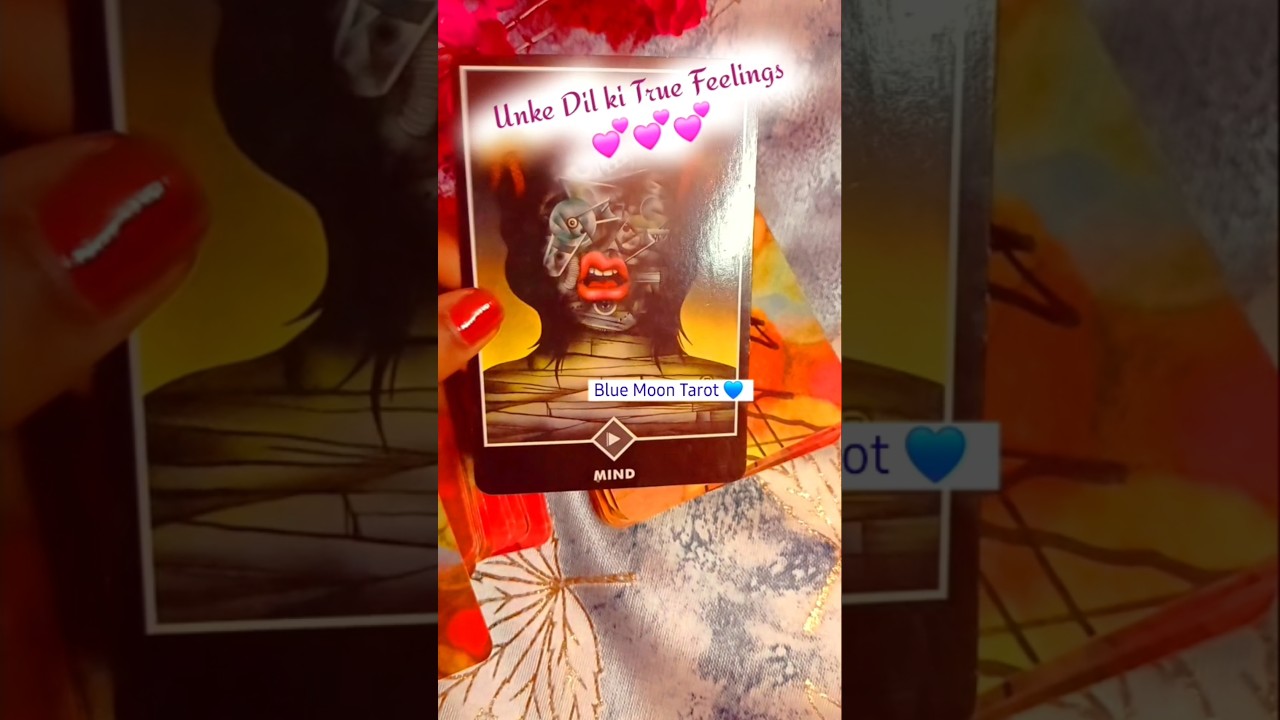 UNKE CHHOTU SA DIL KI BADI WALI FEELINGS AAPKE LIYE 💕 #bluemoontarot
