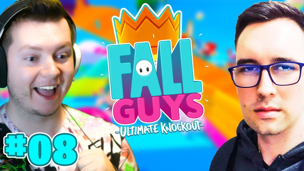 Fall Guys #08 - M&Oacute;J PIERWSZY BIEG PO KORONĘ! /w @TheHunterBright & Vertez