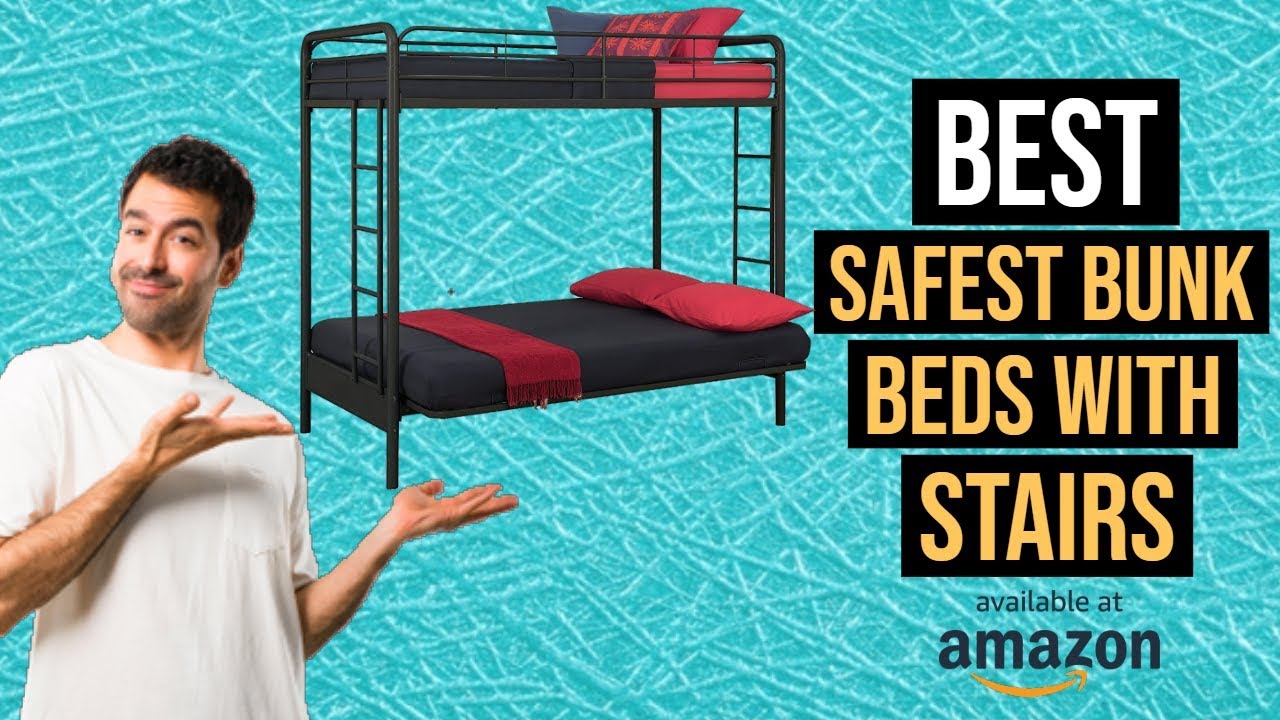 ✅ Top 10 Best Safest Bunk Beds With Stairs 2019 🛏️ - Twin Over Full Bunk Bed