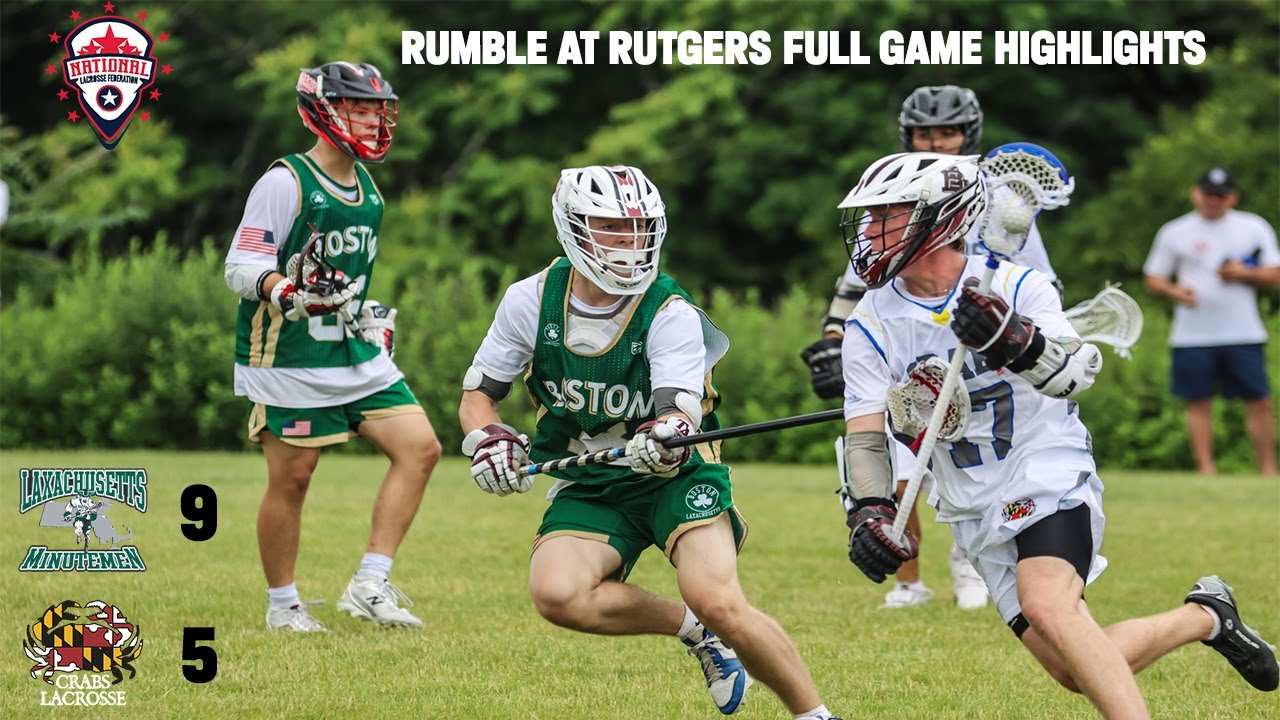 NLF Rumble at Rutgers: 2027 Laxachusetts 9, Crabs 5