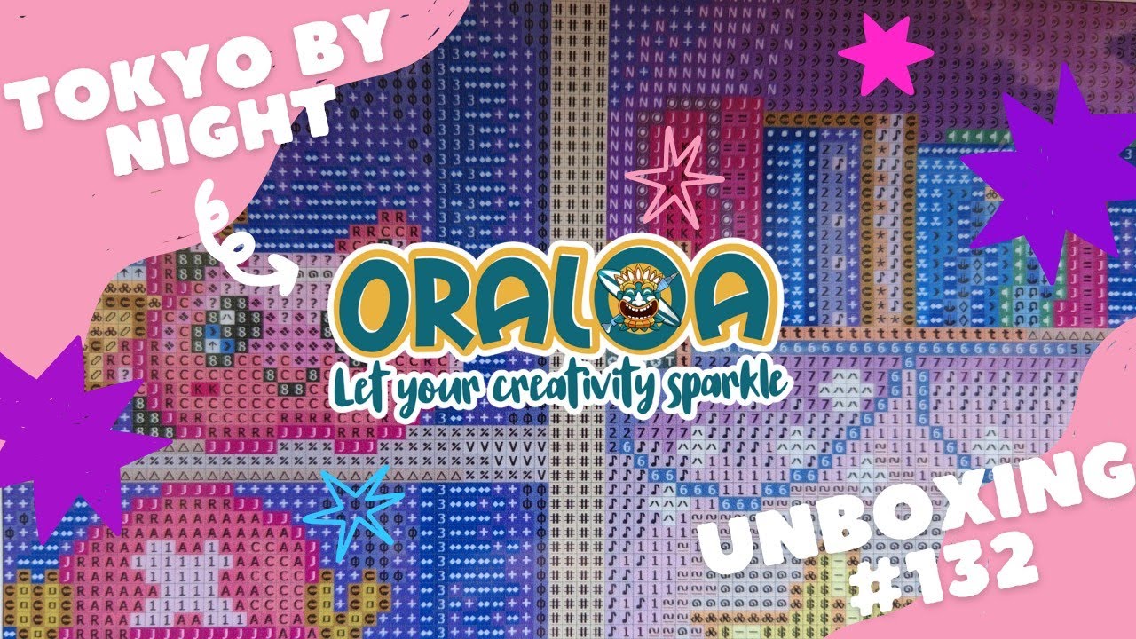 Unboxing #132 - Tokyo by night Maria Chetkareva #oraloa #diamondpainting #gaming
