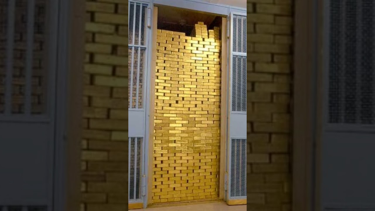 New York City Federal Reserve Bank Has World's Largest Gold Storage #facts #shorts