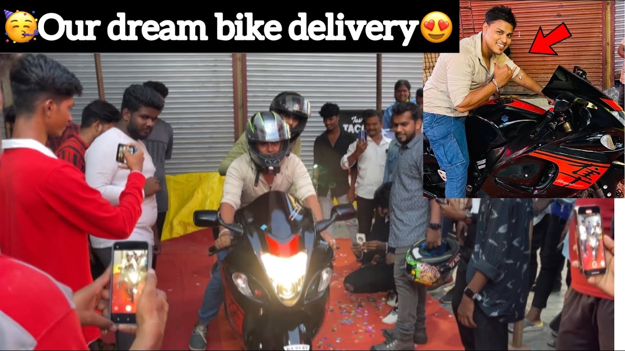 🥳Our Dream bike Delivery😍| Ride in Hayabusa🔥 |  NowChennai 📍| AjSquad | @Contentillamamey.