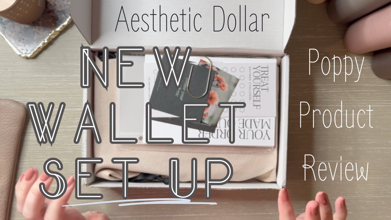 Aesthetic Dollar Unboxing // Wallet Set Up // Cash Stuffing