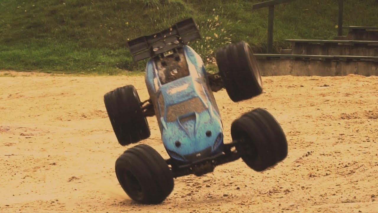 Custom 4x4 RC Monster Truck with Mamba Monster X BRUTAL POWER | SLOW MOTION