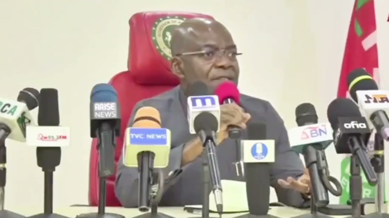 ABIA GOVERNOR ALEX OTTI CLASHES WITH JOURNALIST DURING MONTHLY MEDIA CHART 