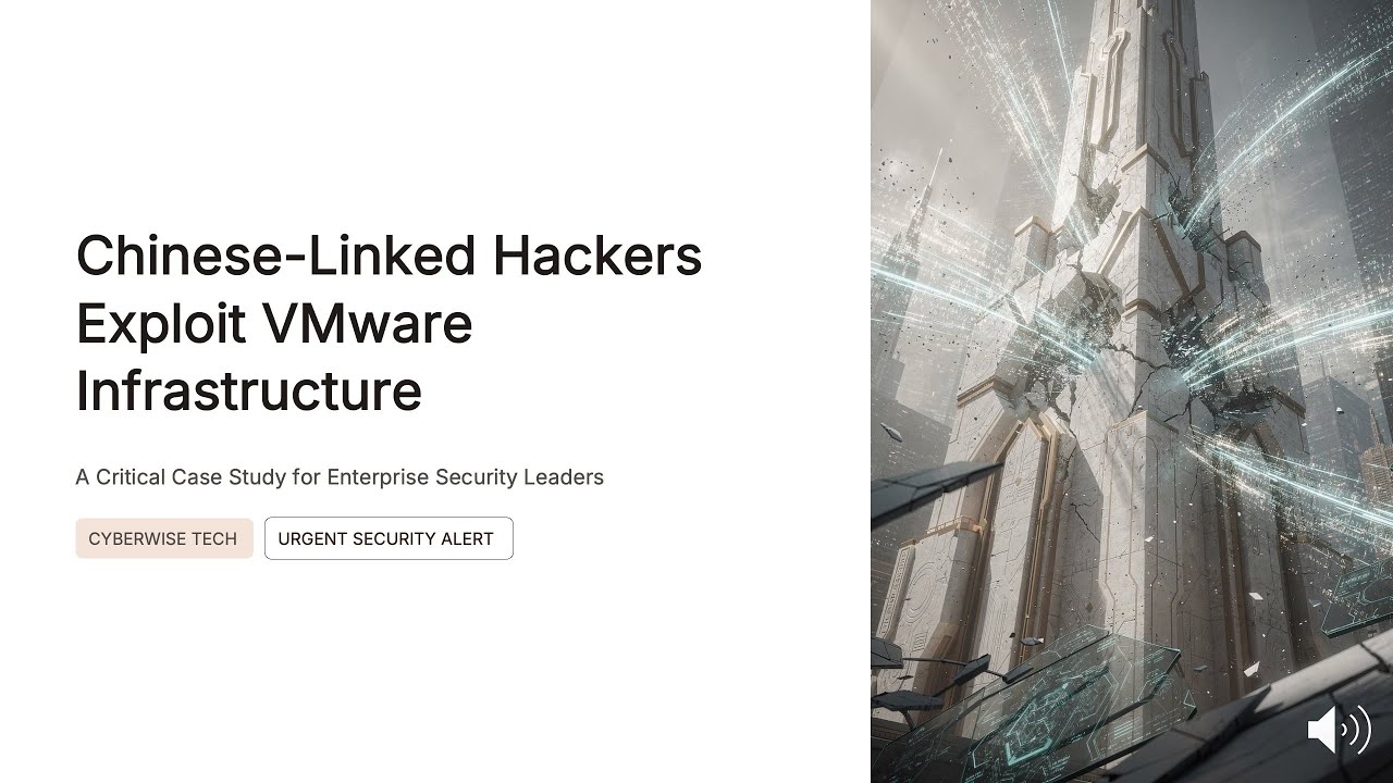 VMware Under Attack: How Chinese APTs Bypassed Enterprise Security (2026 Case Study)