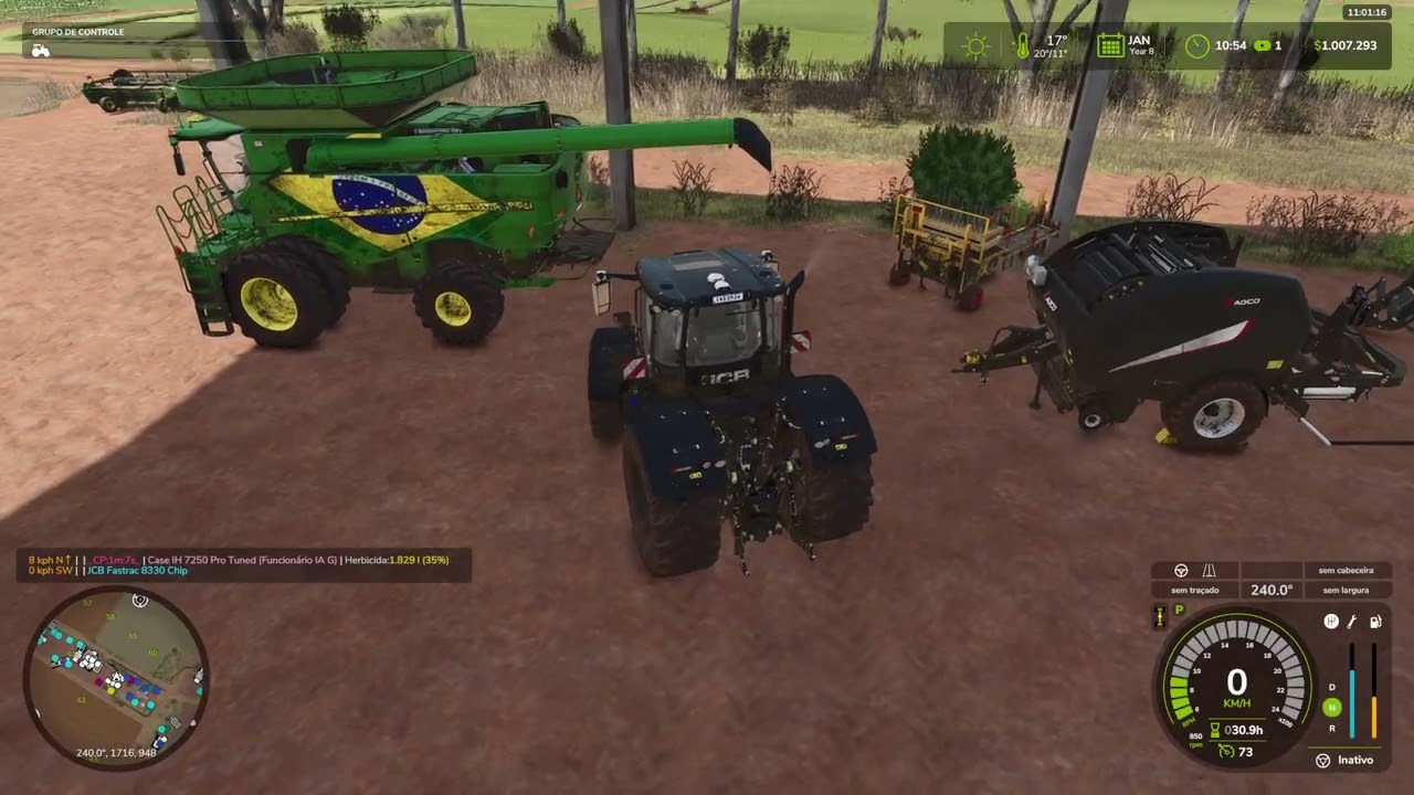 Farming Simulator 25 - Mais um dia corrido na fazenda - Mapa BR-163