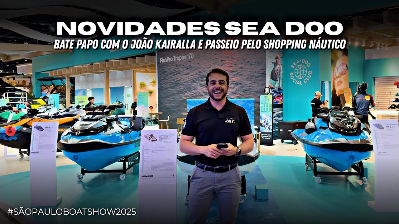 JET SKIS COM JOÃO KAIRALLA || SHOPPING NÁUTICO || SP BOAT SHOW || DIA 04