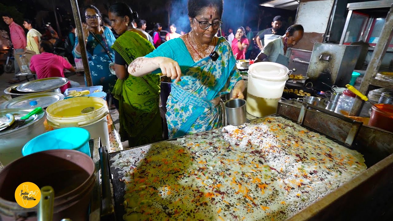 Famous Geeta Aunty Biggest Rava Dosa Rs. 70/- Only l Hyderabad Street Food