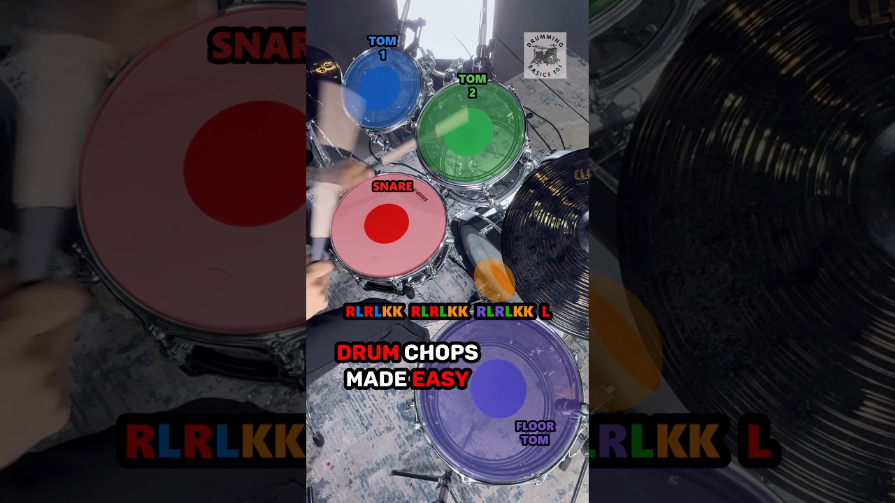 Easy Drum Chops For Beginners 🥁 #drums