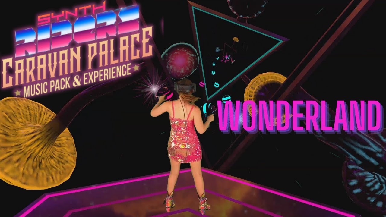 Caravan Palace "Wonderland" Experience in Synth Riders VR! | Mixed Reality
