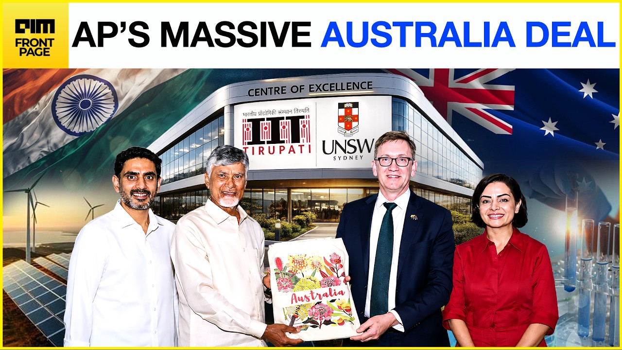 Andhra Pradesh's Australia MOU Spree Hits 4 Deals in One Signing