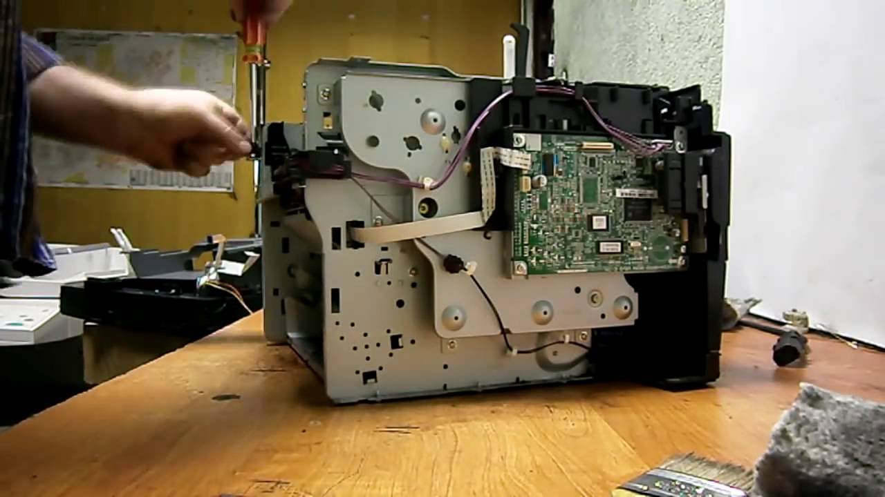 Ремонт МФУ canon MF 4018, замена термопленки