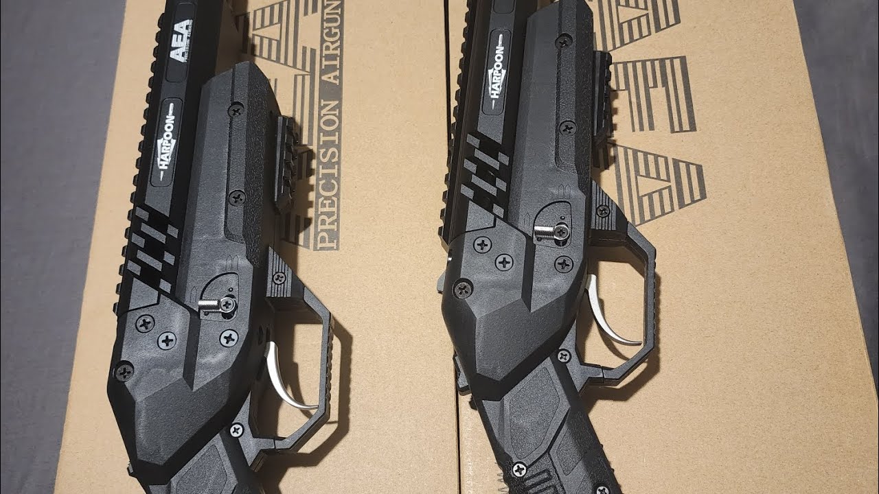 AEA HARPOON PCP PISTOL 45 & 50 cal! 4in barrel or 11inch barrel !! 7/19!