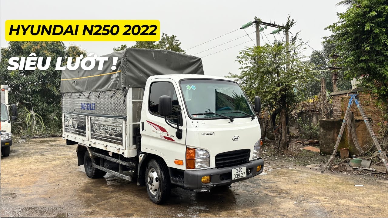 Hyundai N250 2022 mui bạt, xe chất | Dũng Xe Tải Đông Anh