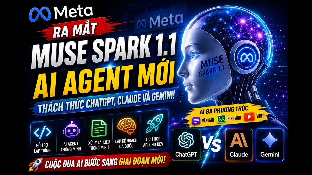 Meta Ra Mắt Muse Spark 1.1: AI Agent Mới Th&aacute;ch Thức ChatGPT, Claude V&agrave; Gemini