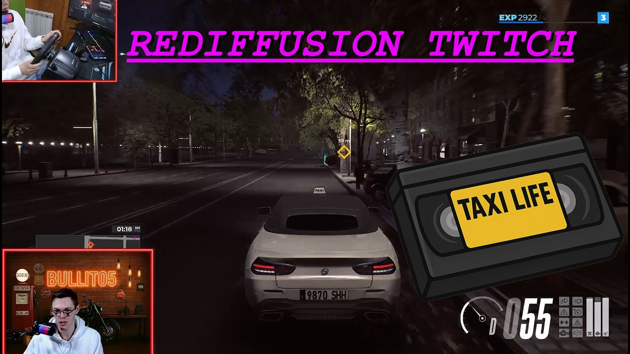 Taxi Life — Rediffusion complète en mode chill 🚖